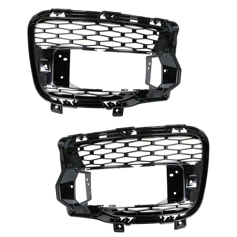 

1Pair LR045034 LR045033 Car Front Fog Light Grilles Cover Bumper Lower Grill Trim For Land Rover Range Sport 2014-2017