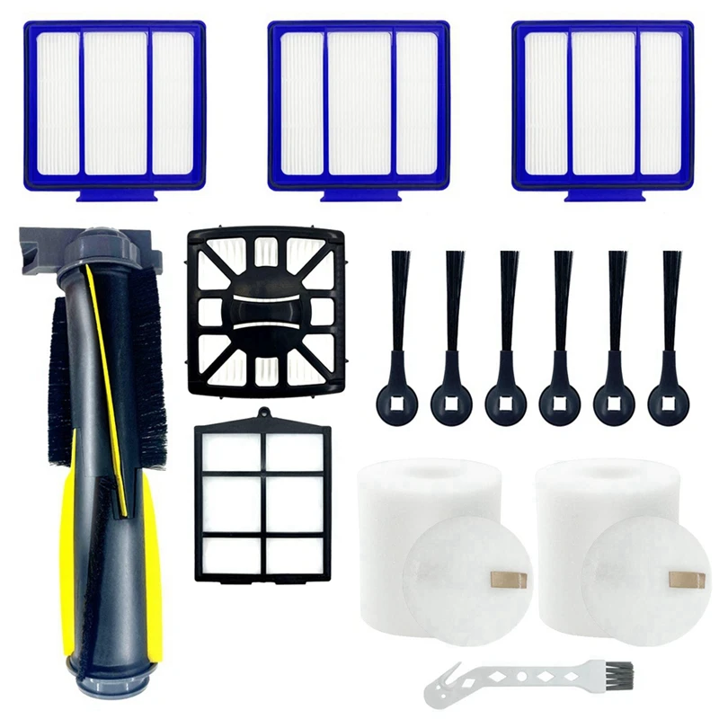 

Robots Vacuum Cleaner Replacement Parts Accessories Kit Main Brush Side Brush HEPA Filter For Shark IQ RV1001AE RV101