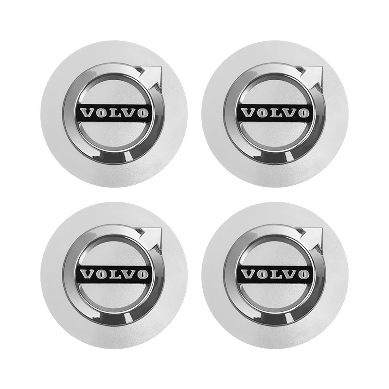 

4 шт., 64 мм, центральная крышка колеса Volvo, крышка ступицы, эмблема, наклейка, автомобильные аксессуары для Volvo S40 S60 S80L XC60 XC90 V40 V60 V50 V90