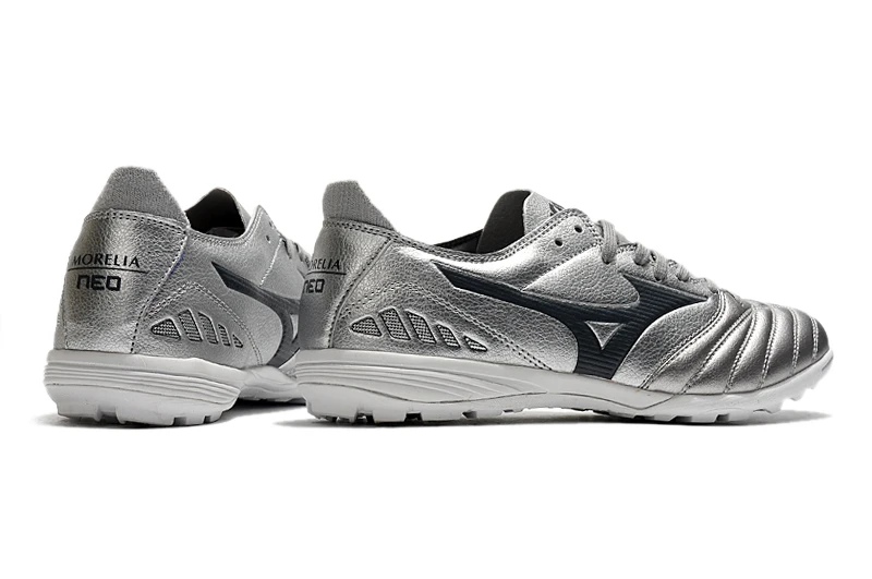 Authentic Mizuno Creation MORELIA NEO III PRO AS Men's Shoes Sneakers Mizuno Outdoor Sports Shoes Sliver/Black Size Eur 40-45