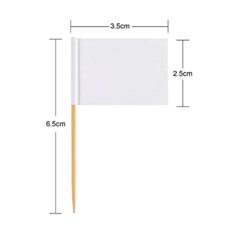 100 шт./компл. мини-флаг мавританской Формы для кексов коктейлей тортов топперов