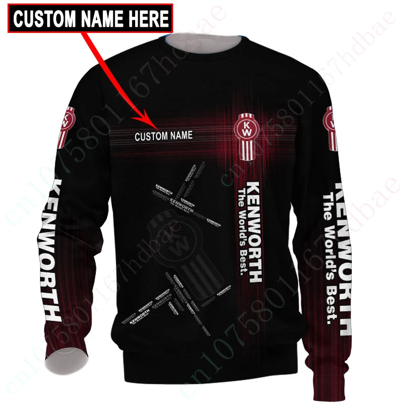 

Kenworth Casual F1 T-shirts Unisex Clothing Anime T Shirt For Men Women Breathable O Neck Long Sleeve Harajuku Oversized T-shirt