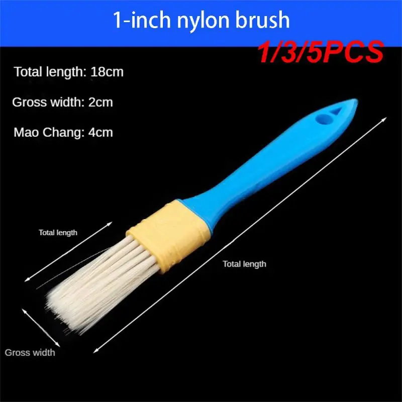 

1/3/5PCS Grill Brush Blue Soft Texture No Shedding One Piece More Durable Nylon Brush Planting Brush Wide Range Of Applications