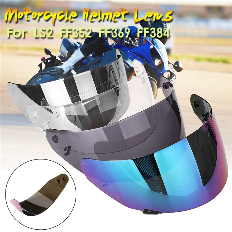 LS2 FF352 Helmet Visor Full Face Motorcycle Helmet Lens Replacement Lens Be Suitable for Ls2 FF352 FF384 FF351 Helmet