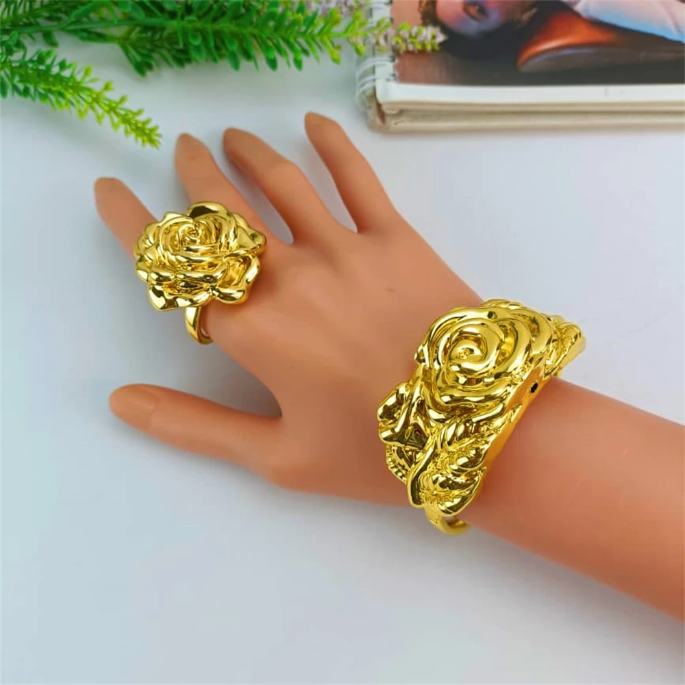 EMMA модное итальянское позолоченное ожерелье с большой подвеской в форме цветка