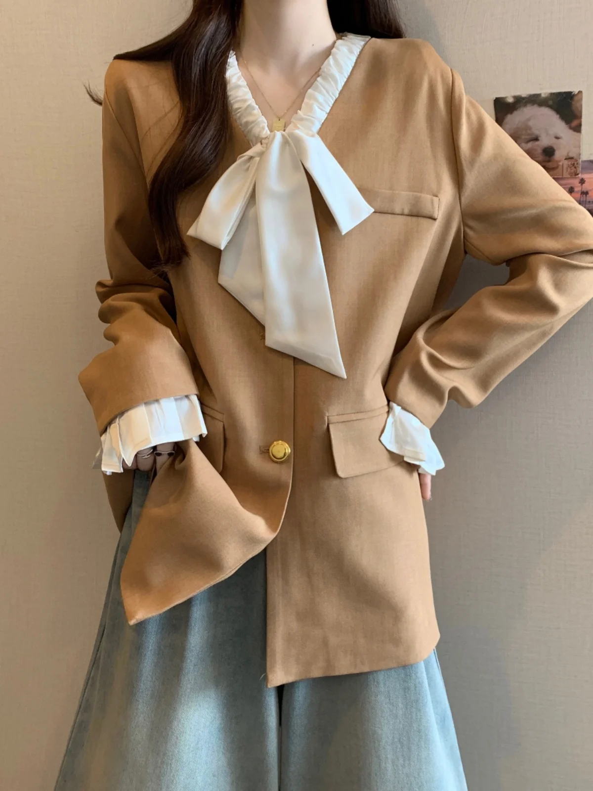 Элегантная женская одежда больших размеров с французским вырезом и длинными