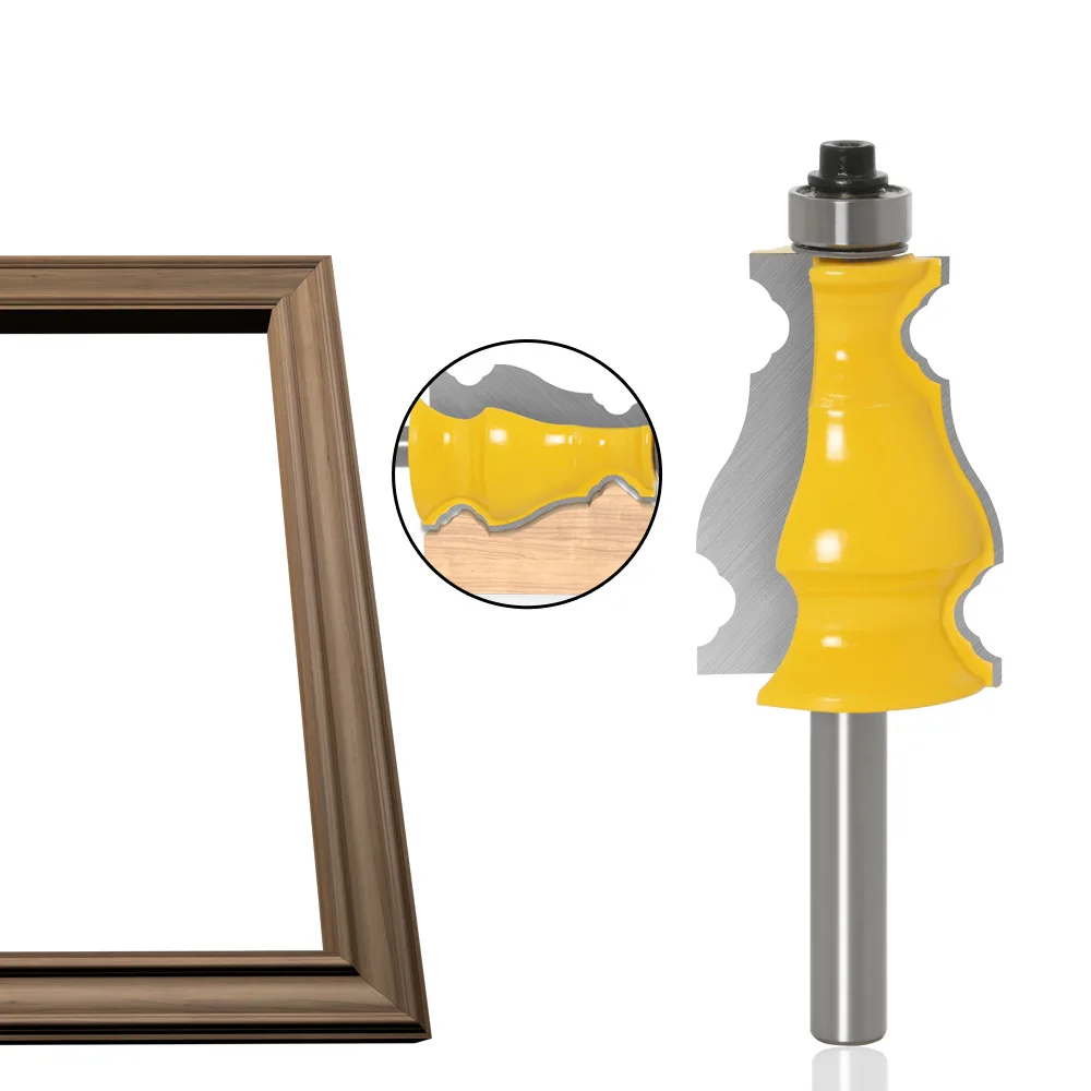 

8mm Shank Picture Frame Router Bits Tenon Tungsten Carbide Line Bit Woodworking Milling Cutter Wood Drilling Woodworking Tools