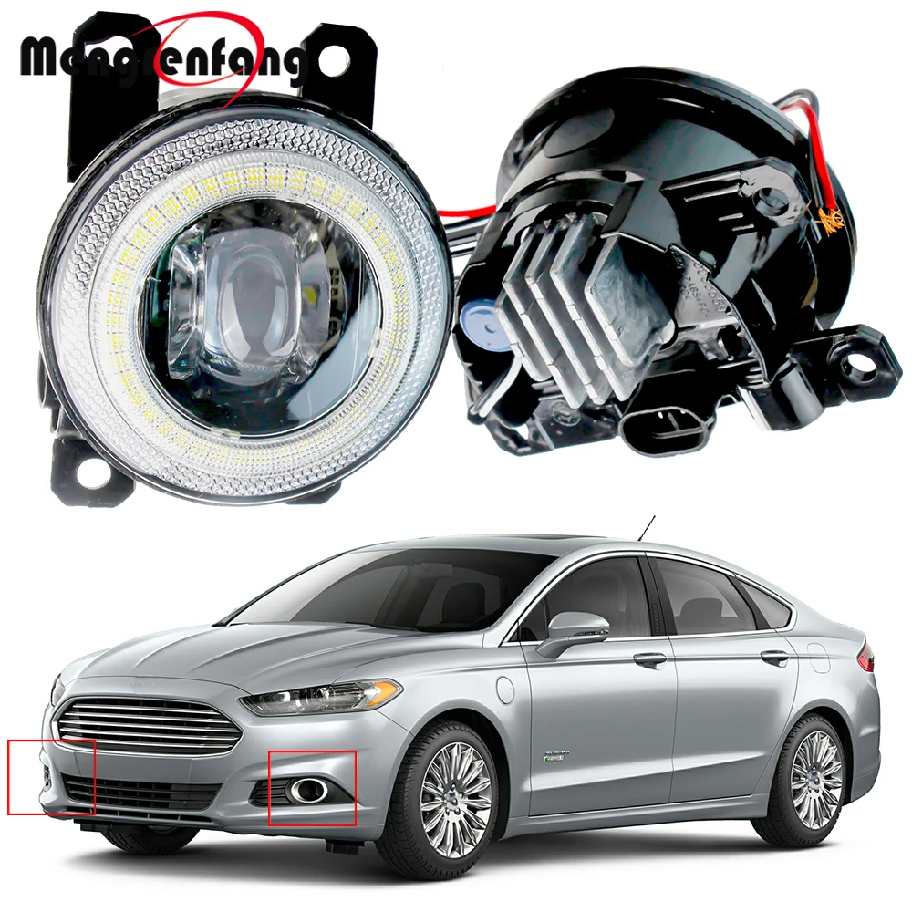 2X30 Вт H11 Автомобильные дневные ходовые огни ангельские глазки для Ford Fusion Mondeo Sedan