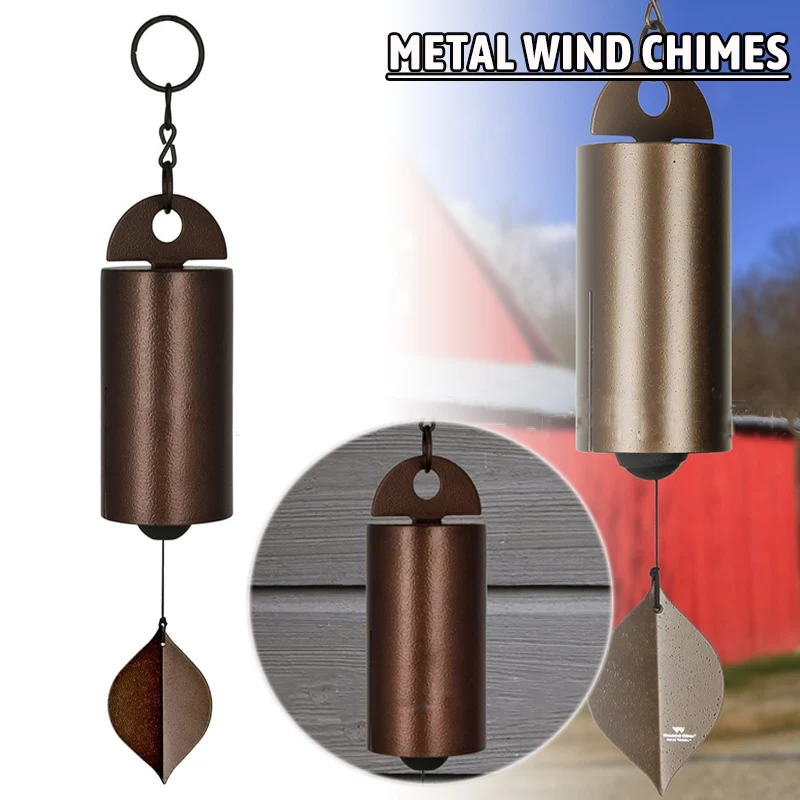 

1 шт. 70 см ветряные колокольчики прочный металлический Ретро-колокольчик креативный уличный садовый домашний подвесной Декор