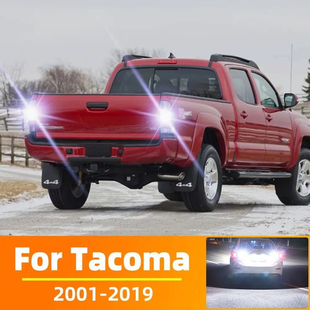 

Фонарь заднего хода для Toyota Tacoma, аксессуары 2001-2019 2010 2011 2012 2013 2014 2016 2017 2018, резервная лампа, 2 шт.