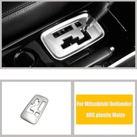for mitsubishi outlander accessories 2016 2020 abs matte interior car gear shift knob frame panel decoration frame cover trim