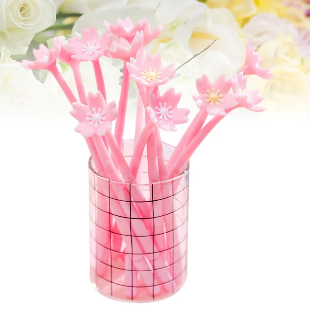 

12pcs Pen Creative Romantic Sakura Lovely Silicone Pen for Student
