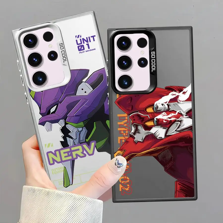 Neon G-Gene-sises E-Evang-elions E-va Phone Case for Samsung Galaxy S24Ultra FE S20 S21 S22 Plus Note 20 Ultra S20fe S23Ultra 5G