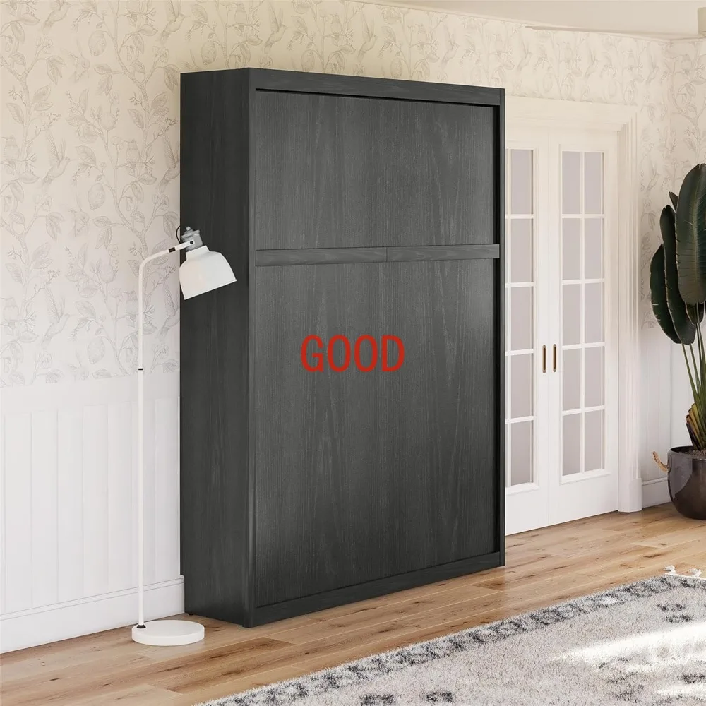 Полуместо Queen Size Деревянная кровать Murphy Складная многофункциональная настенная