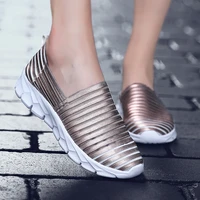 spring autumn women shoes comfortable breathable mesh vulcanized shoes woman lightweight lazy shoes casual zapatos para mujer