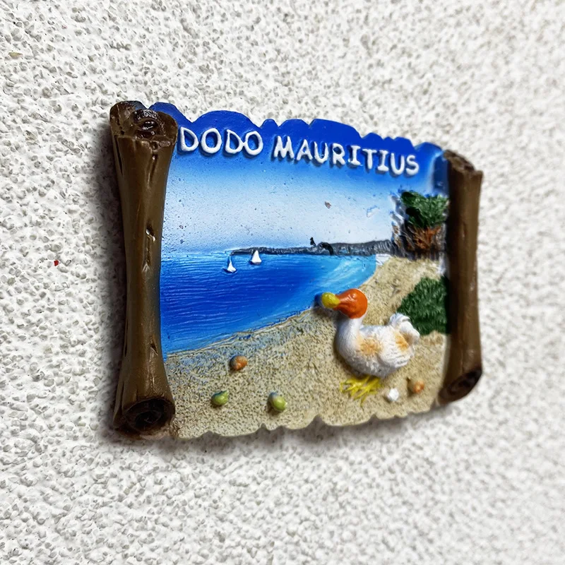 Сувенир для туризма Mauritius 3D коллекционный расписный подарок на память Dodo Bird