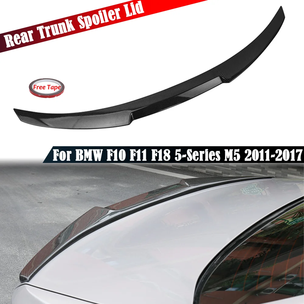 

Стильная губа для заднего крыла F10 M4, губа для багажника, спойлер для багажника, губа для удлинения крыла для BMW 5 серии F10 F18 M5 2010-2017, спойлер для крыла