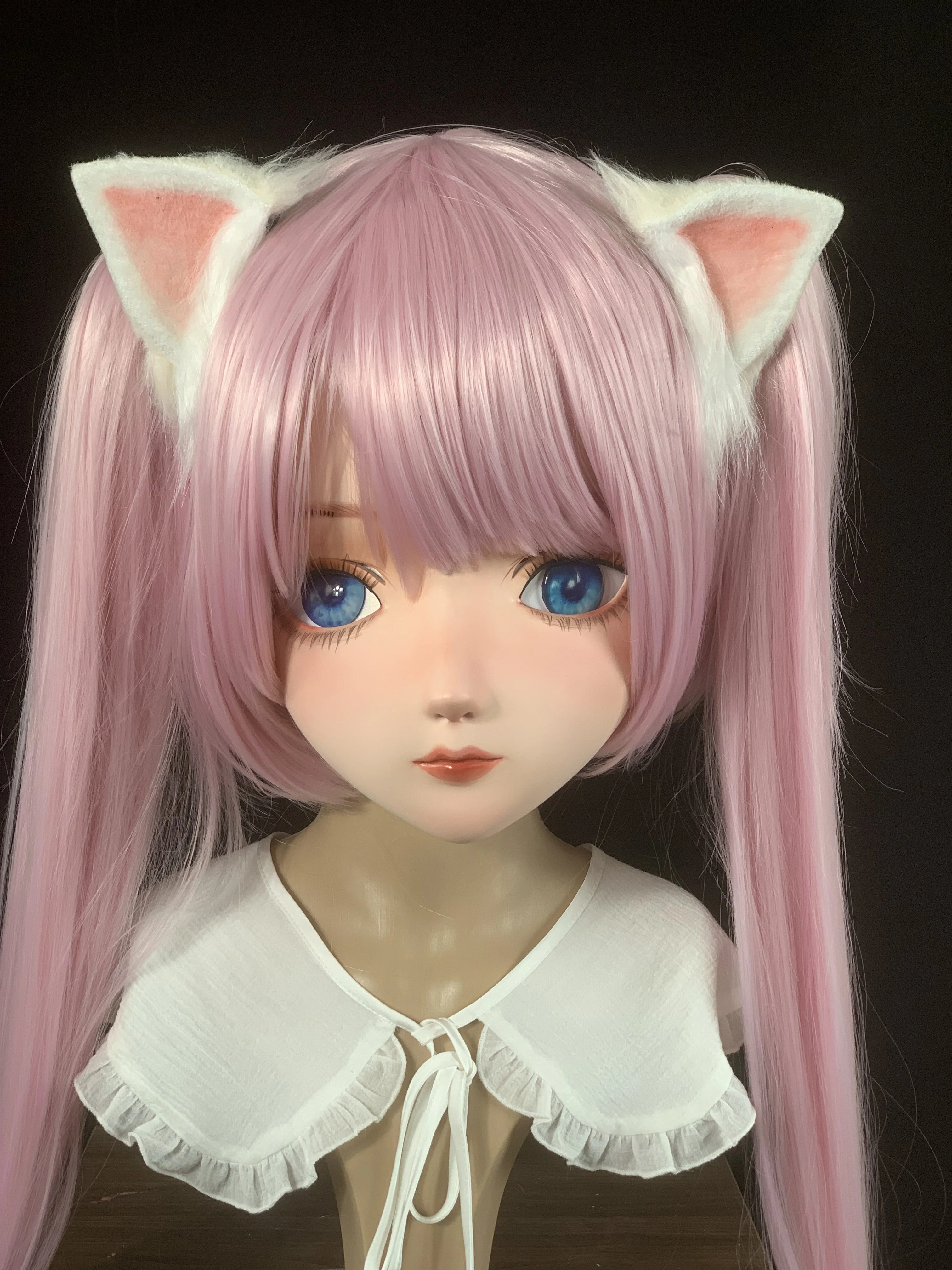 (AL68) высокое качество ручной работы Женская девочка Смола полная голова с замком