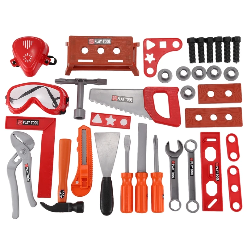 

Children's Toolbox Set Simulation Repair Tool Drill Screwdriver Repair Kit House Play Toys Tool Set Puzzle Toy Set For Kids