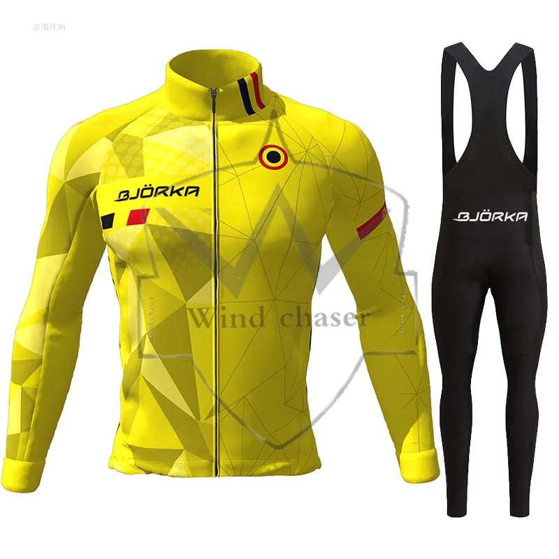 Новинка 2022 мужской осенний комплект одежды для велоспорта с длинным рукавом