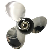 boat propeller 11 18x13 for yamaha 40hp 55hp 3 blades stainless steel prop ss 13 tooth rh oem no 69w 45945 00 el 11 125x13