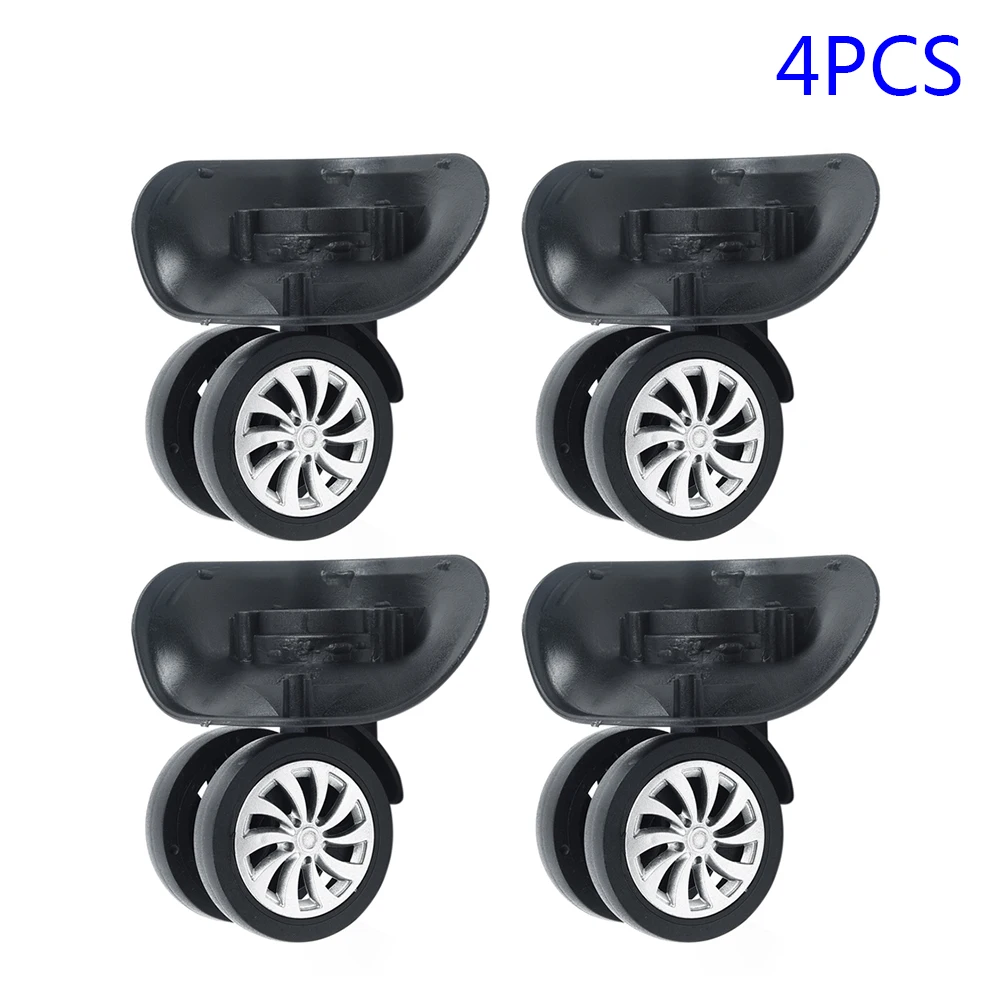 4PCS Luggage Accessories Universal Wheel Replacement Left&right Luggage Suitcase Universal Wheels For Bags Luggage Trolley Case