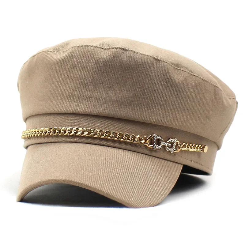 Женский однотонный берет из полиэстера с утиным языком простая повседневная