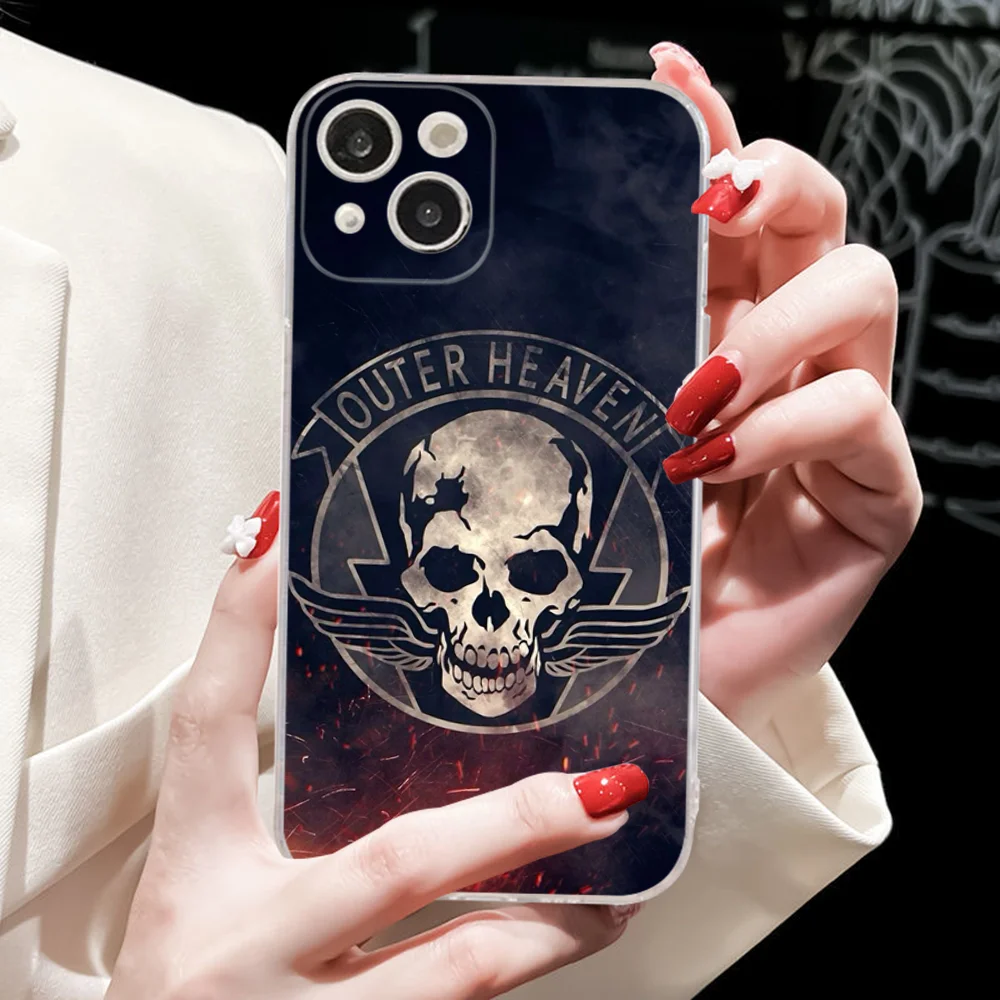 Чехол для телефона M-Metal Gear S-Solid Game IPhone 16 15 8 7 6 6S Plus X SE XR XS 14 11 12 13 Mini Pro Max Mobile Case