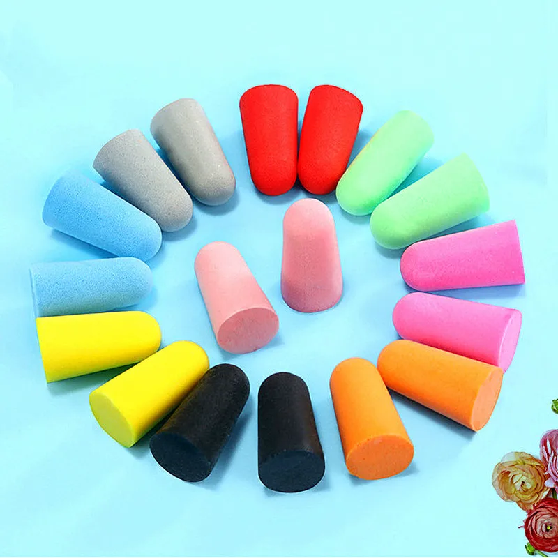 

10 Pairs Comfort Soft Foam Ear Plugs Tapered Travel Sleep Noise Reduction Prevention Earplugs Sound Insulation Ear Protection