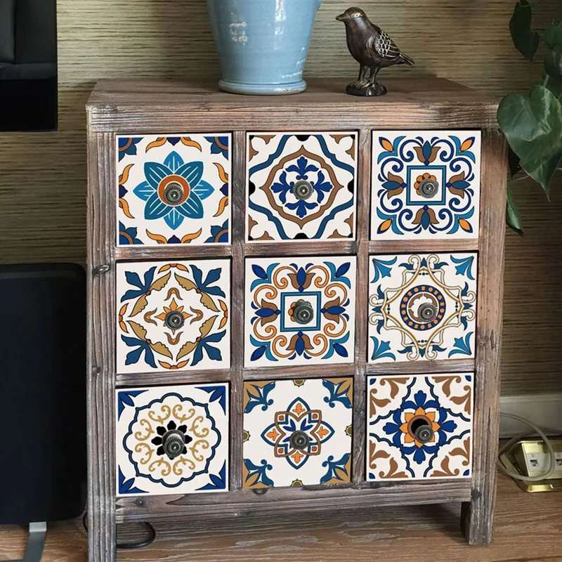 24 шт. самоклеящаяся антимасляная наклейка кухонная плита высокотемпературная