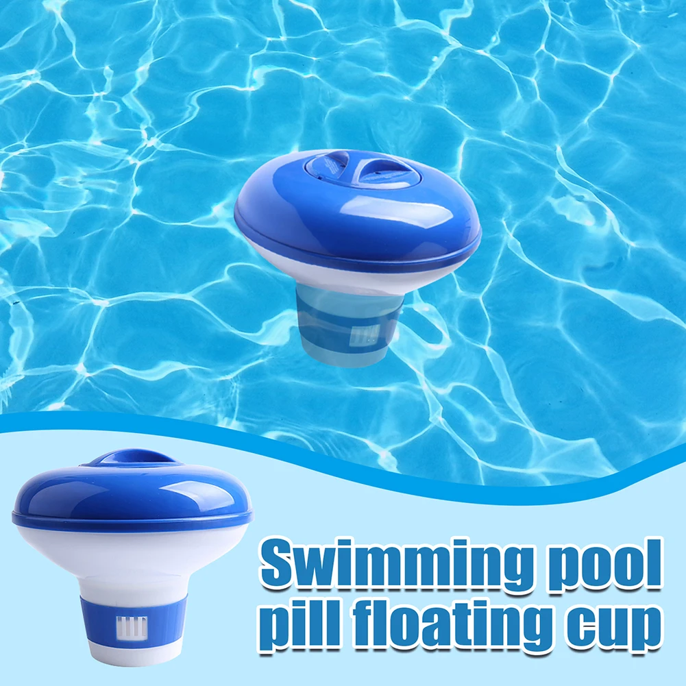 

Pool Chemical Dispenser Powerful Floating Chlorine Dispenser for Indoor Outdoor Pool Spa Float Disinfection Box Cleaning Tools