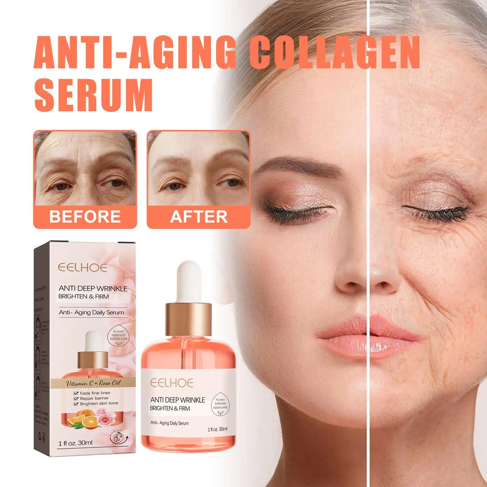 

New Vitamin C Whitening Face Cream Remove Melasma Dark Spots Melanin Moisturizing Remover Brighten Beauty Skin Care Products 30m