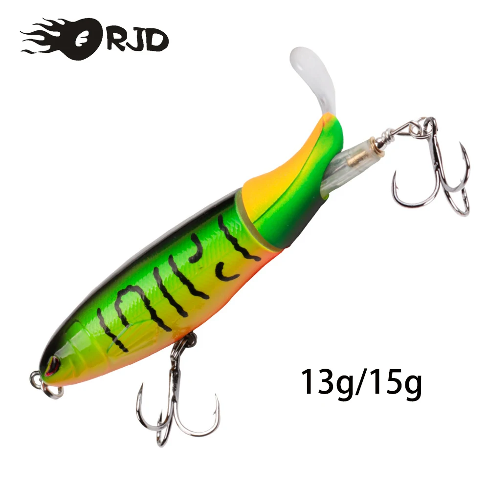 

ORJD 13g15g Fishing Lure Whopper Plopper Topwater Crankbait Carp Bass Pike Artificial Hard Baits Fishing Tackle Accessory