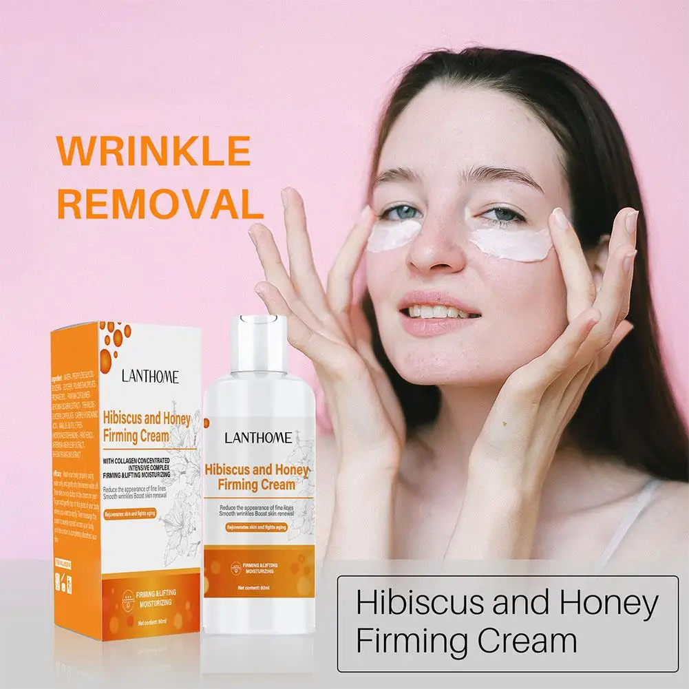 Медовый укрепляющий крем с гибискусом антивозрастной для лица 60 мл увлажняющий