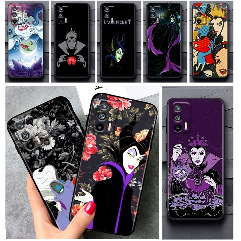 

Queen Maleficent Ursula Phone Case For OPPO Realme V11 X3 X50 Q5i GT GT2 Neo2 Neo3 C21Y C3 9 9i 8 8i 7i Pro Master Black