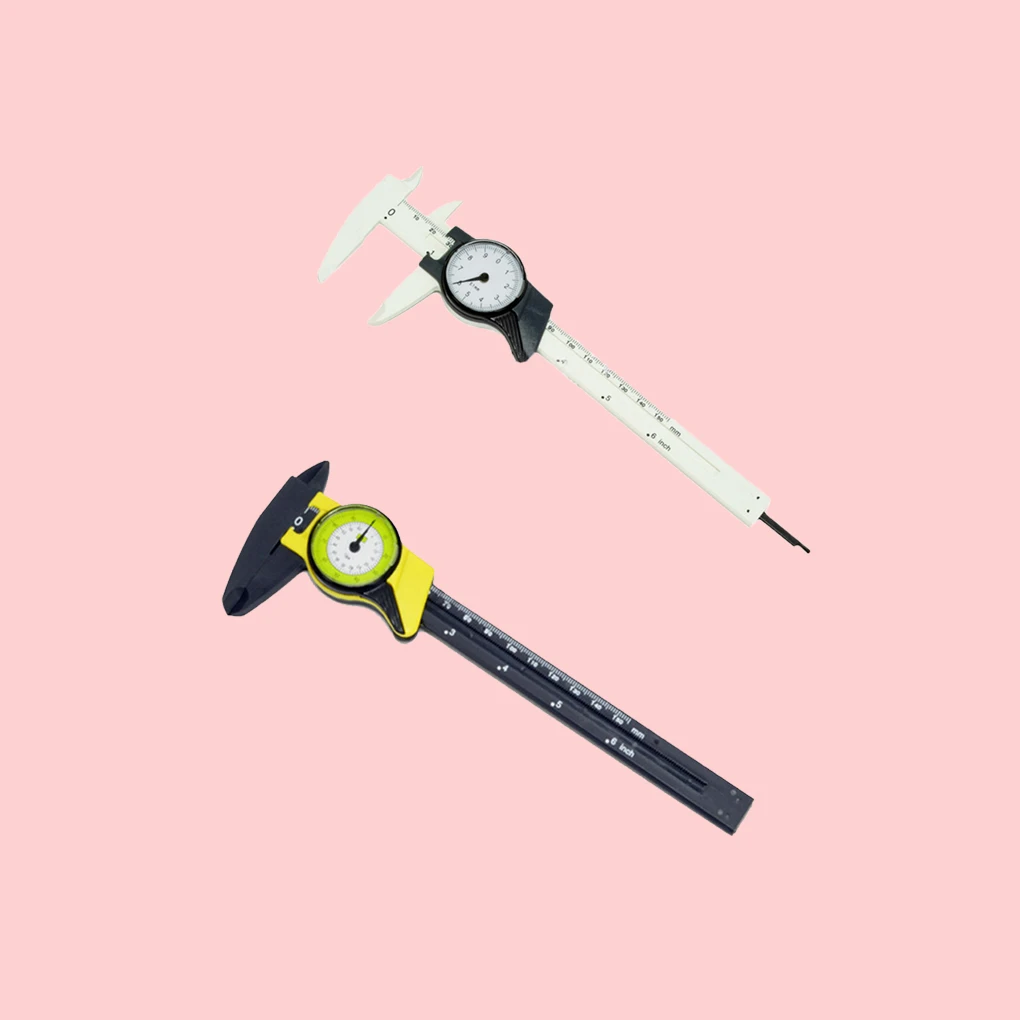 

Dial Caliper 150mm 0 1mm Plastic Dial Vernier Caliper Measuring Tool Imperial Metric Gauge