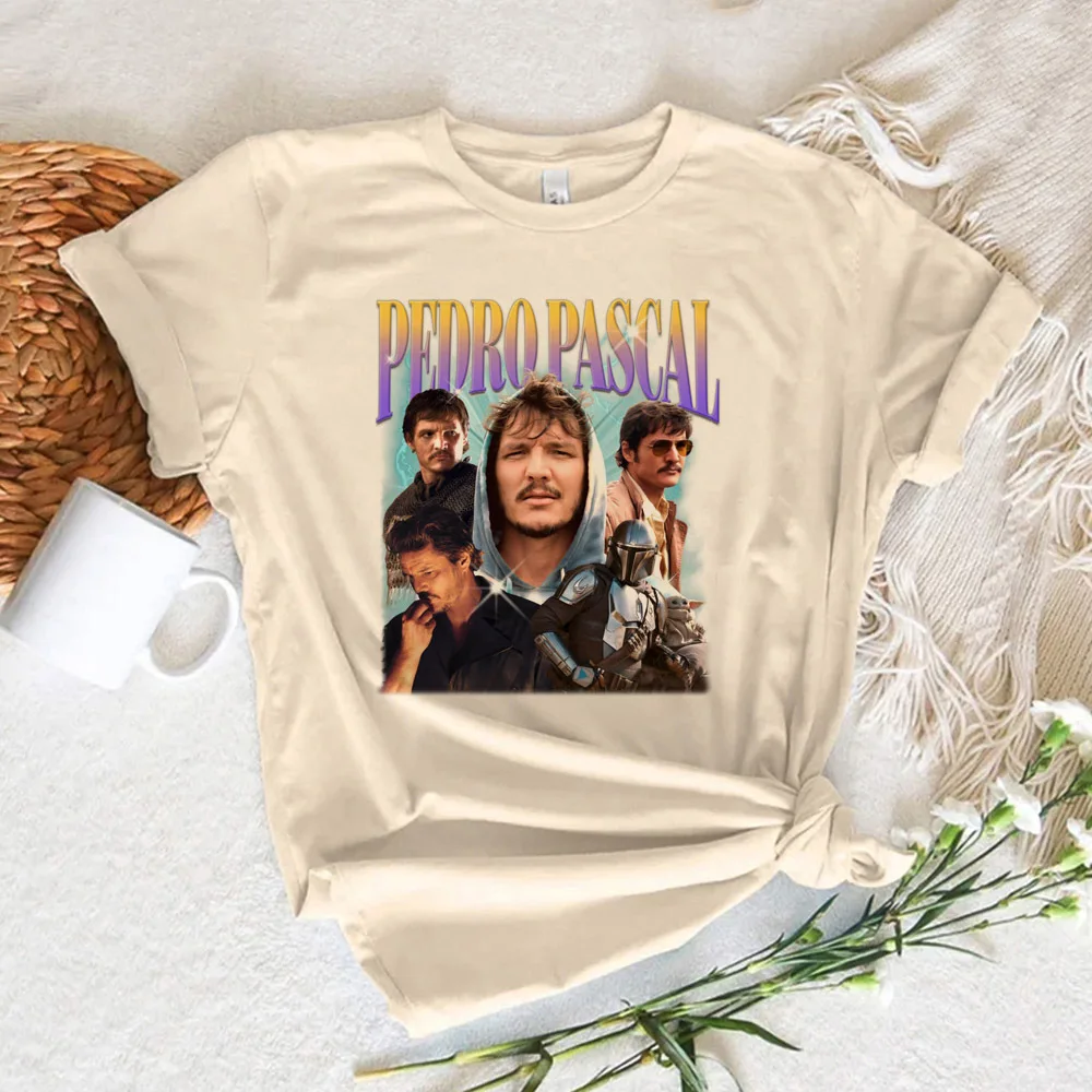 Женская рубашка Pedro Pascal модная корейская одежда в стиле ретро Y2k винтажная