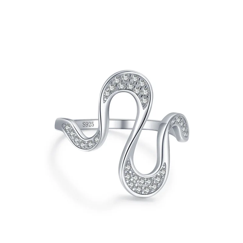 

Красивые кольца SFR6 с волнами, аксессуары, тренд для женщин, подарок для пары, модные ювелирные украшения