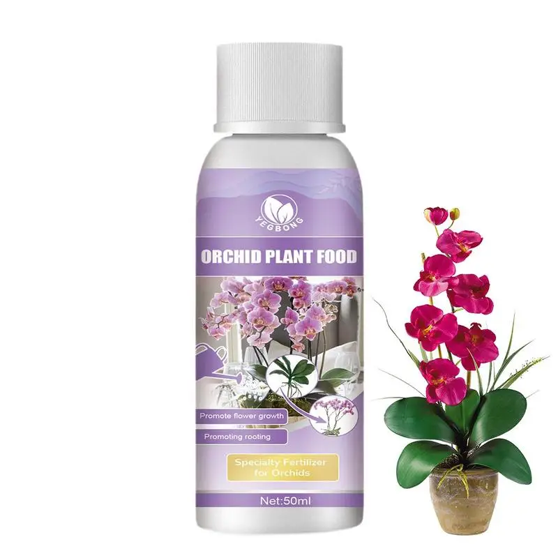 

50ml Orchid Fertilizer Liquid Plant Growth Enhancer Supplement For Flowers Roots Liquid Fertilizers Promotes Growth And Blooms