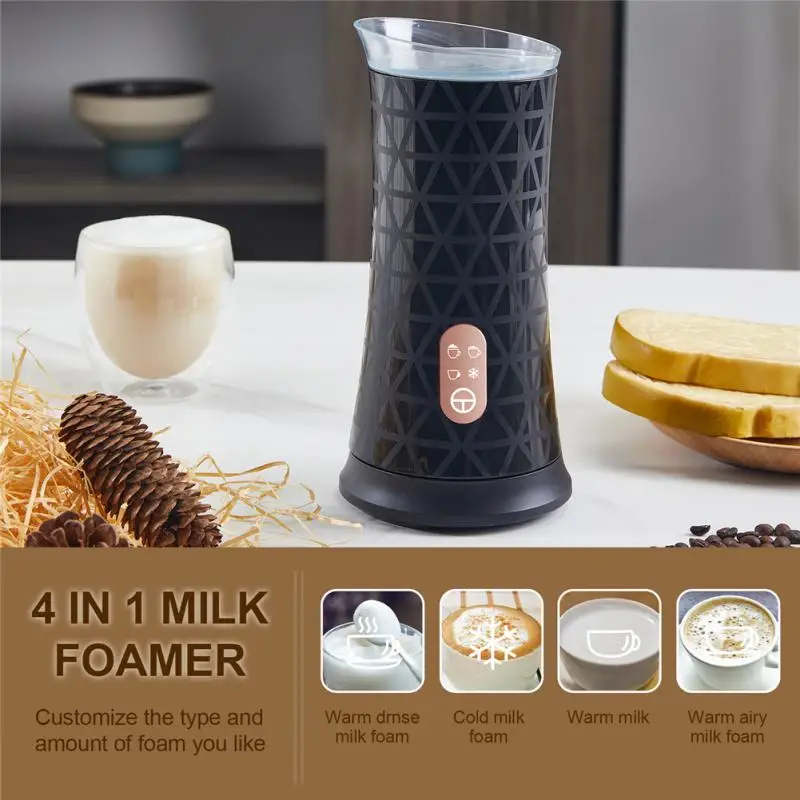 

Automatic Cold And Hot Milk Bubbler Stainless Steel Cappuccino Coffee Milk Foaming Machine Hot Chocolate Milk Heater