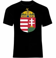 coat of arms of the hungary hungarian arms flag t shirt summer cotton short sleeve o neck mens t shirt new s 3xl