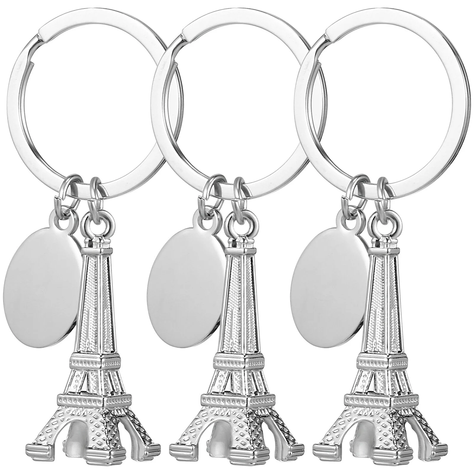 

Small Keychain Pendant Purse Eiffel Tower Rings Bulk Keychains Ladies Wallet Mini