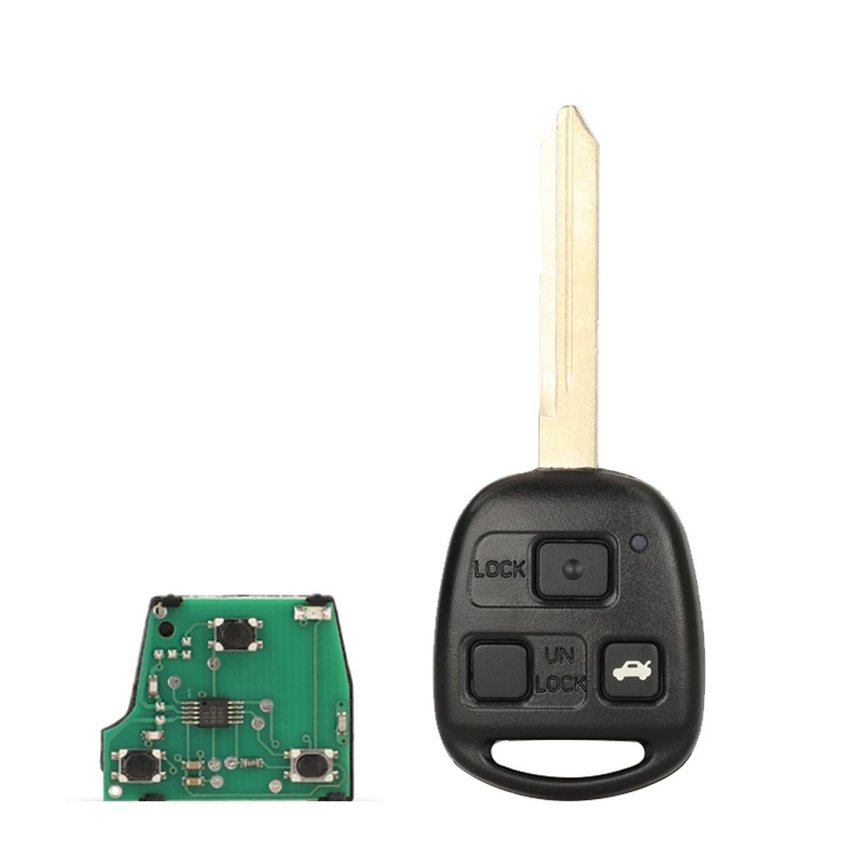 

Лучший брелок дистанционного управления для Toyota Corolla 2002-2004 Avensis Yaris 2000-2002CE0165 433 МГц 4D67/4C Чип 89071-0D010