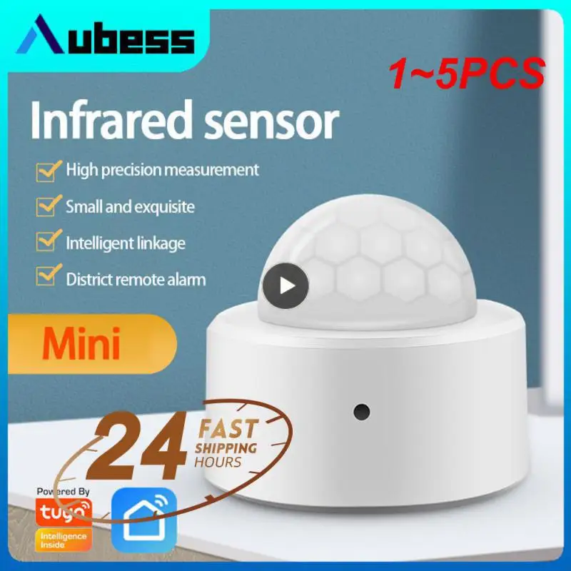 

Датчик движения Tuya Zigbee для умного дома, детектор движения, работает с Alexa Home, 1-5 шт.