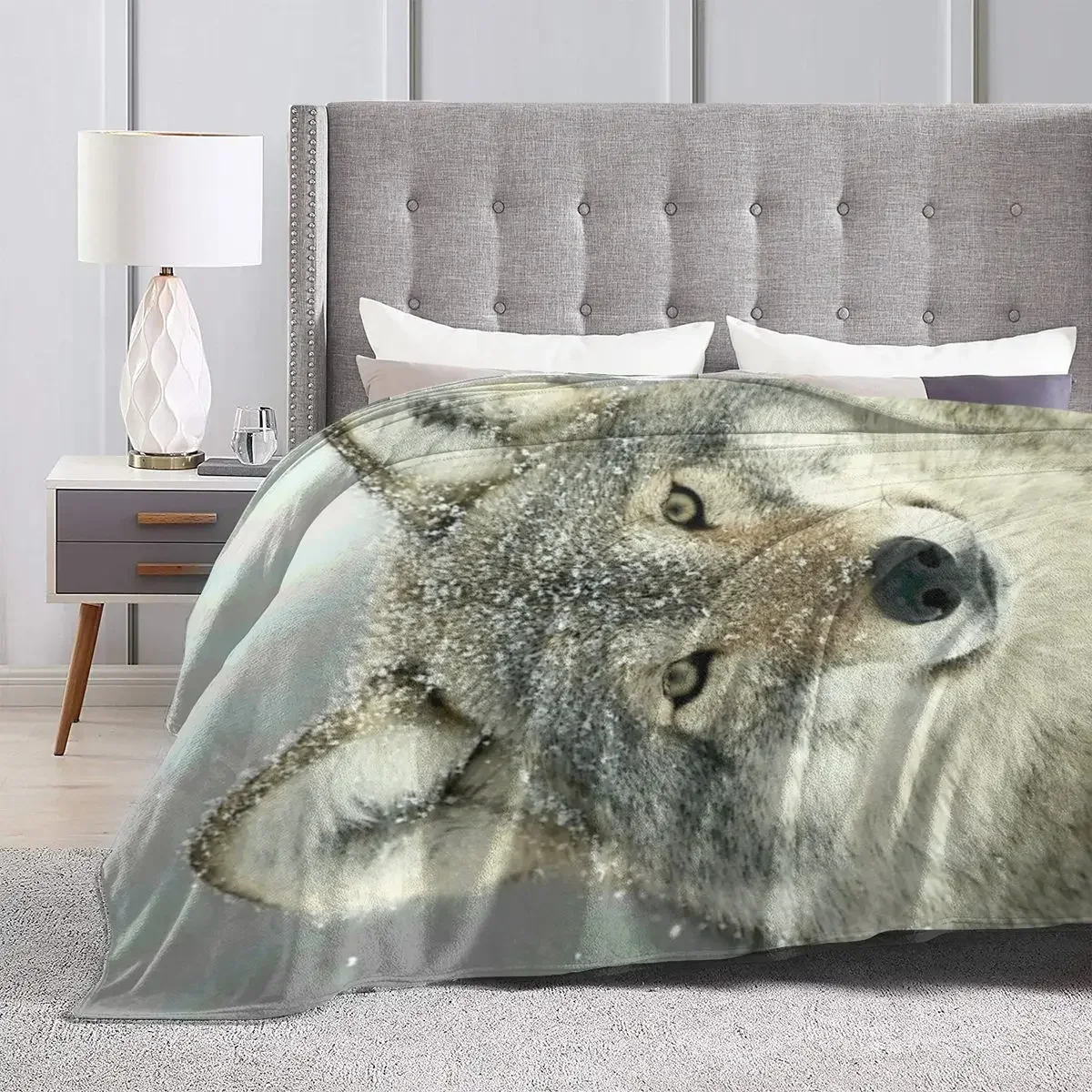 Серый цвет мягкое теплое Фланелевое покрывало для кровати гостиной пикника