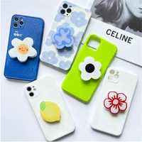 korean cute flower collection phone grip holder floral griptok for smarttok accessories stand neno color acrylic flower sockets