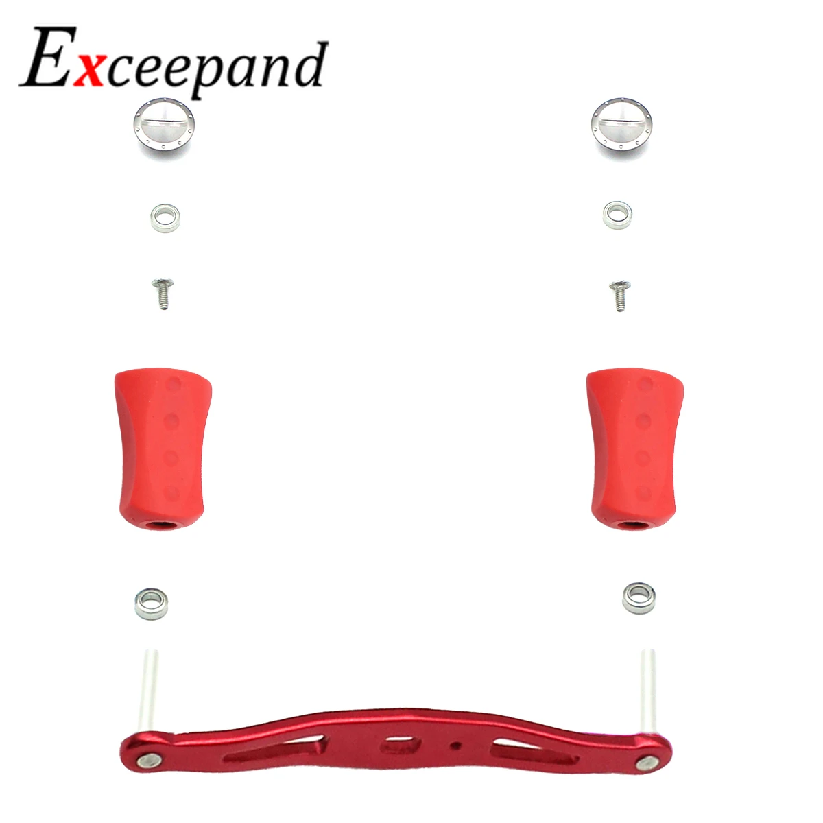 Рыболовная катушка с ручкой из алюминиевого сплава 100 мм 8 Х5