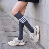 2022 summer new striped womens tube socks jk trend knee high calf socks fashion japanese korean college style short skirt socks