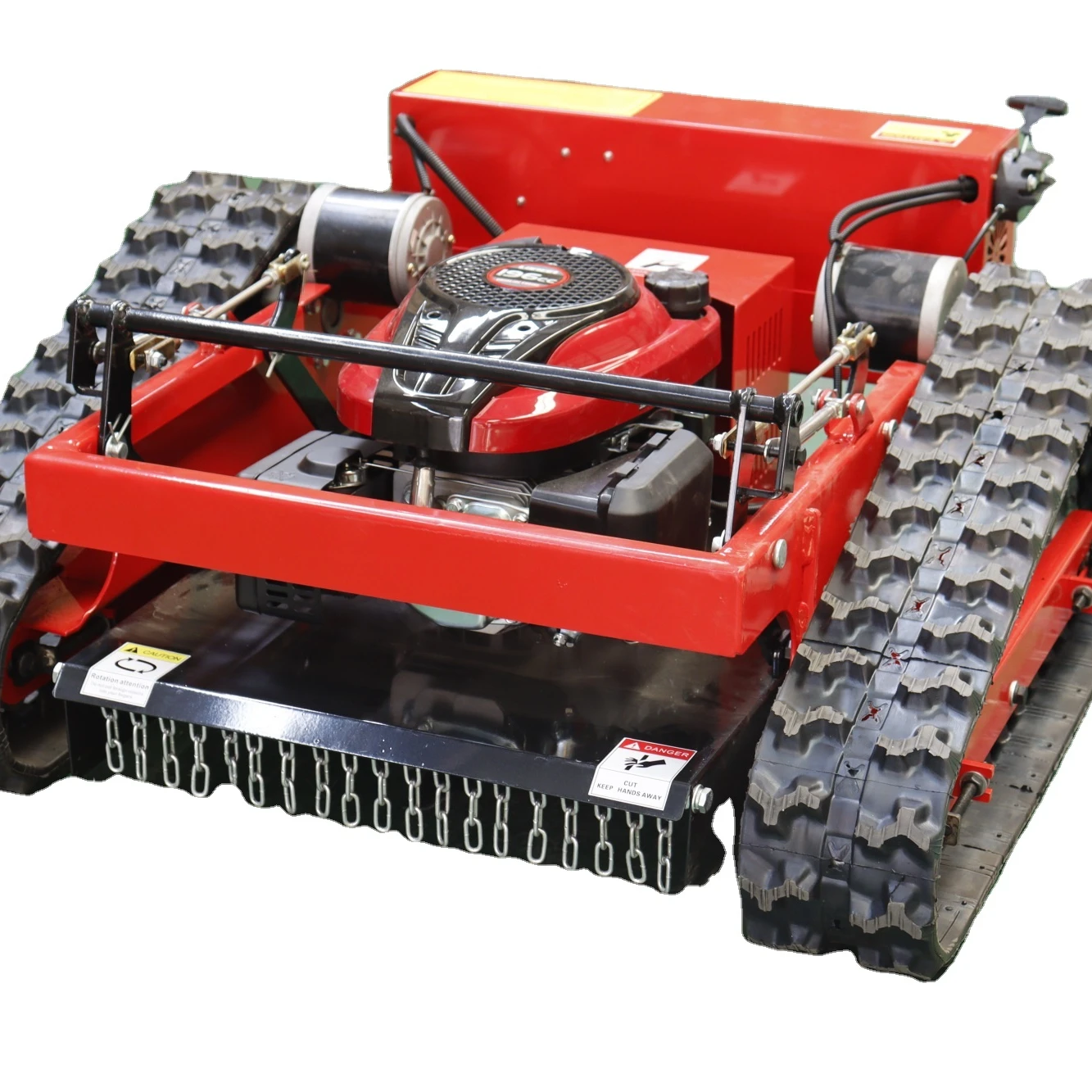 Crawler remote control robot lawn mower remote control slope mower self propelled gasoline lawn mower