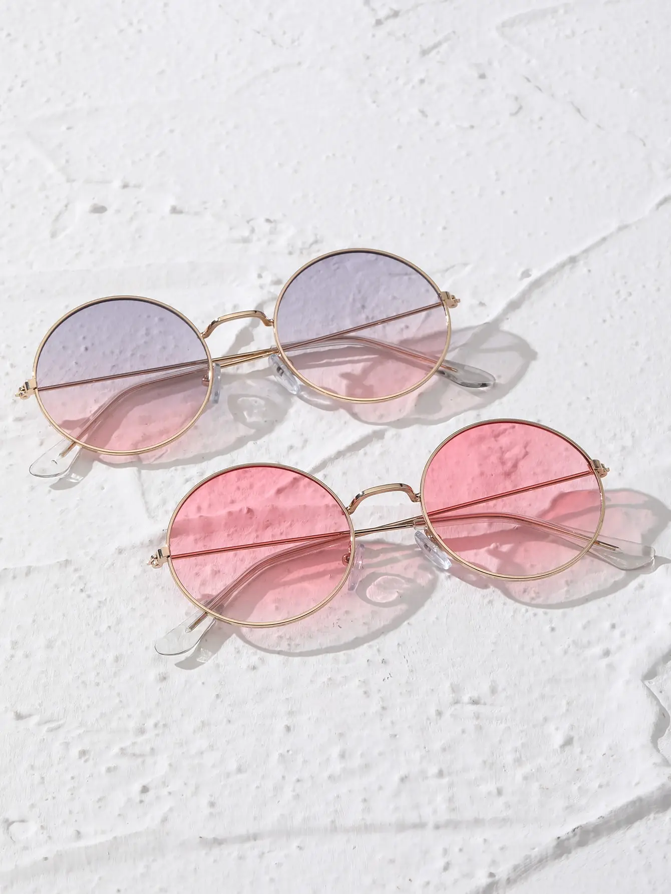 Унисекс Винтажные Модные Солнцезащитные Очки Y2K В Круглой Металлической Оправе С